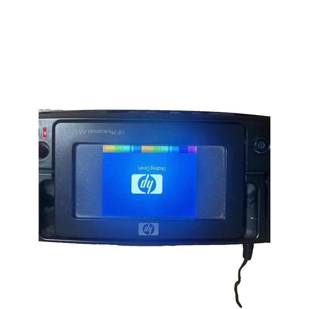 HP, Hewlett Packard Photosmart A637 Compact‎ Photo Printer (Q8638A), EUC